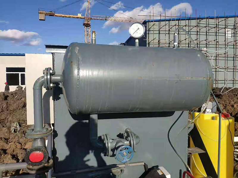 氣浮機(jī)安裝現(xiàn)場(chǎng)